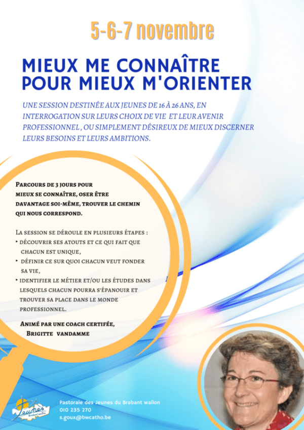 affiche mieux me connaitre pour mieux m'orienter