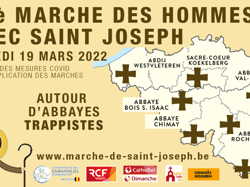 (archives) 19 mars 2022 – Marche des hommes avec St&nbsp;Joseph