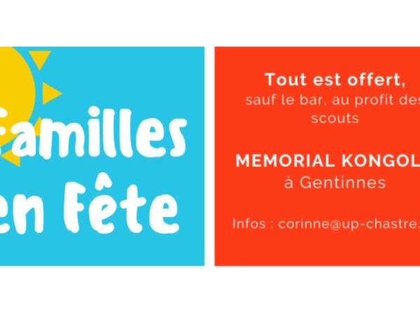 Familles en fête le 17/09/23 au Mémorial&nbsp;Kongolo